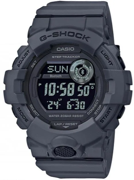 CASIO CASIO GBD800UC-8 watch 49.5 mm grey resin 200 m water resistance — fotografija proizvoda