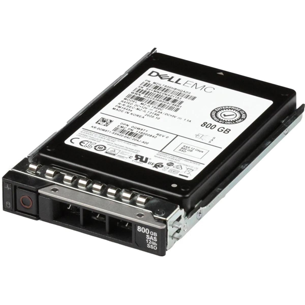 DELL DELL 800GB 12Gbps SAS 2.5 Enterprise SSD GW8T1 — productfoto