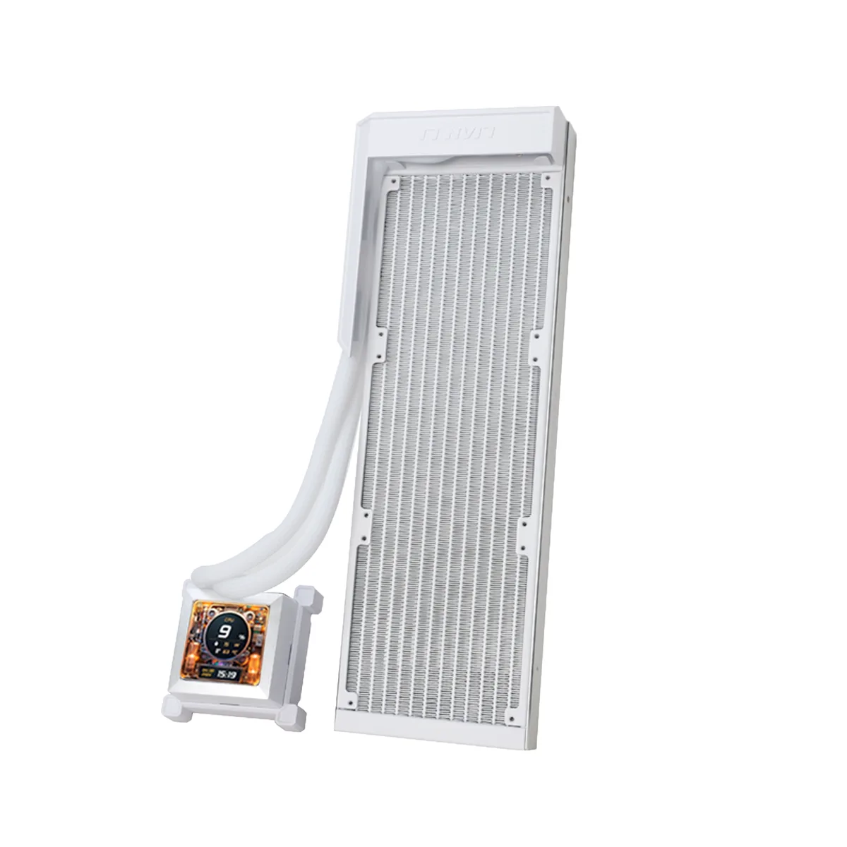 Lian Li Lian Li HSLCD36NW 360 mm liquid cooler 2.88″ LCD 480×480 white — product photo