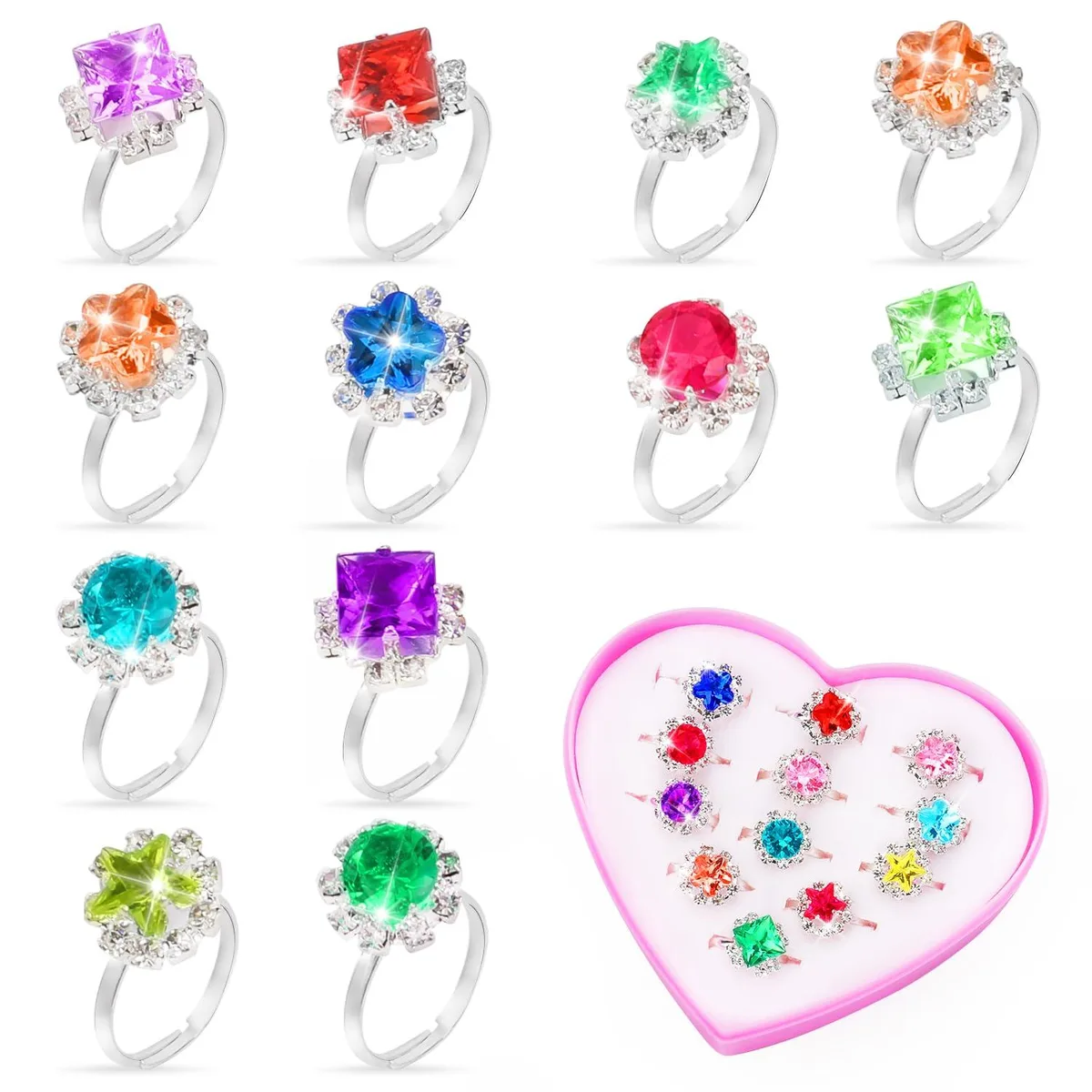 Volance WJ-JZ-A1 12pcs Adjustable Rings — product photo
