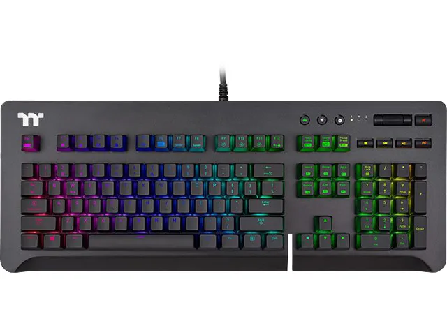 Thermaltake Thermaltake Level 20 GT RGB Cherry MX Speed Silver Gaming Keyboard — 제품 사진