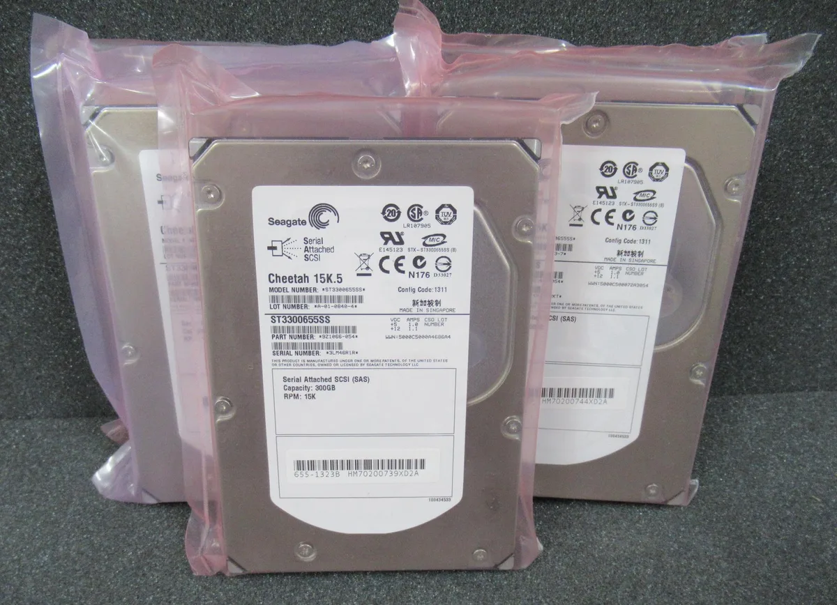Seagate Seagate ST3300655SS 300GB 15K SAS 3.5" internal hard drive — foto del producto
