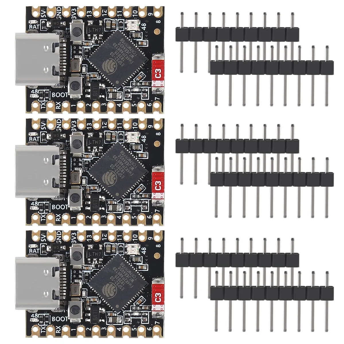 KEHIPI KEHIPI 3PCS Supermini ESP32-S3 Development Board 160MHz — תמונת המוצר