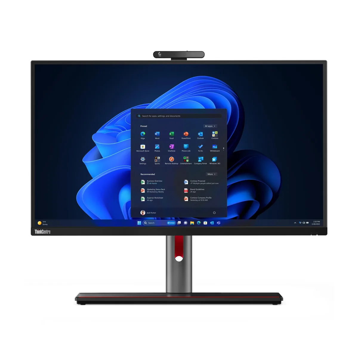 Lenovo Lenovo Thinkcentre M90A Pro G4 27" i7-13700 RTX 4050 16GB DDR5 512GB all-in-one PC — termékfotó