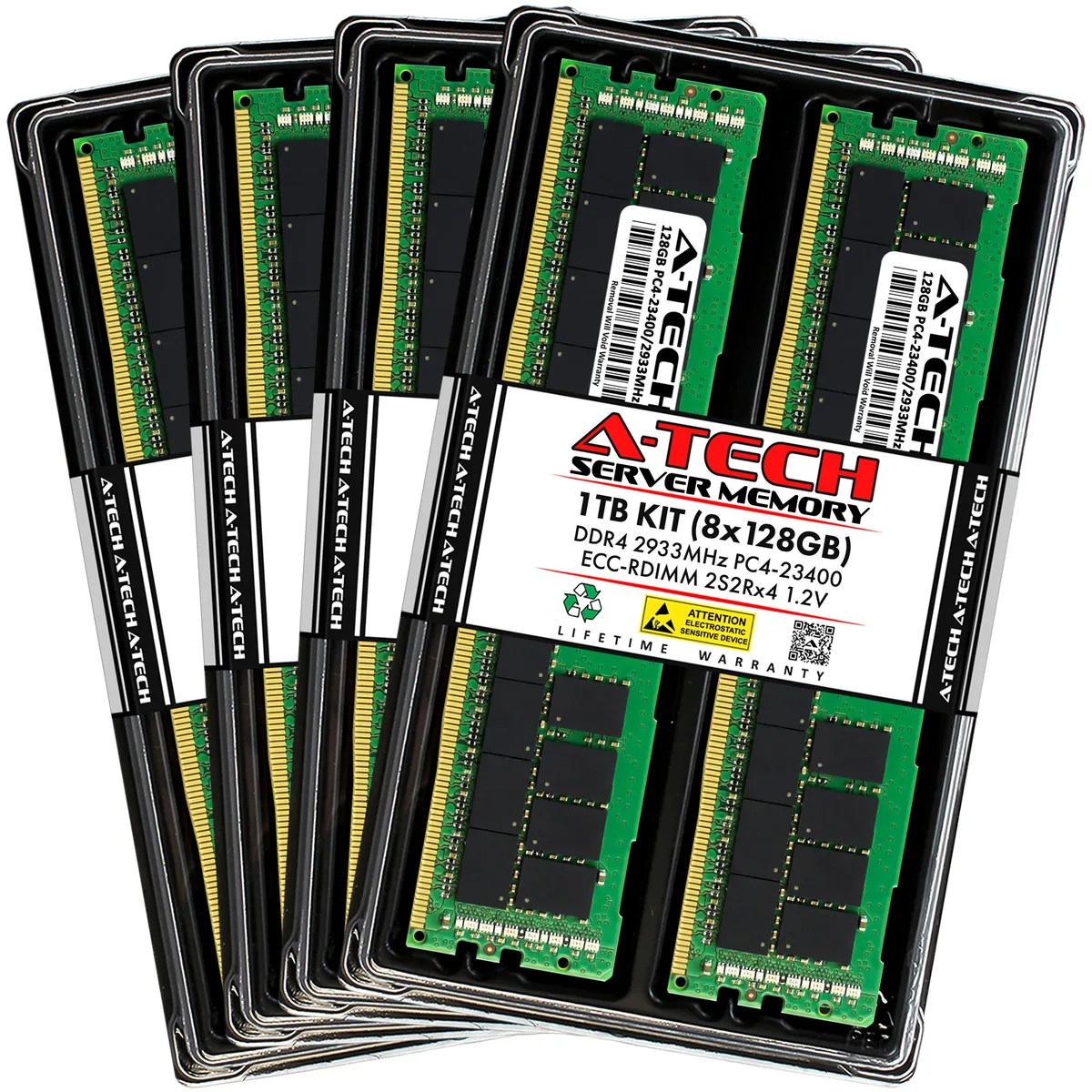 A-Tech A-Tech 1TB (8x128GB) DDR4 2933 ECC RDIMM 2S2Rx4 3DS Server RAM — product photo