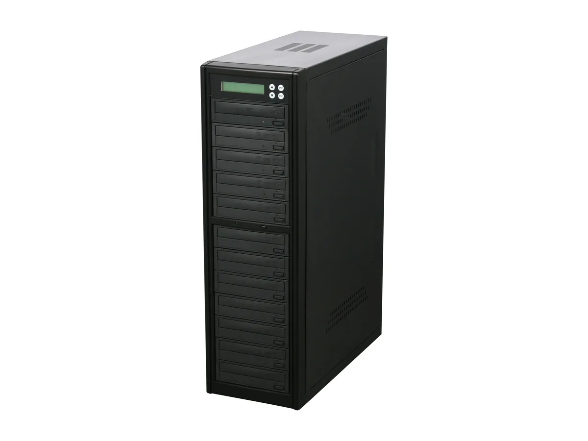 VinPower VinPower Econ-S11T-DVD-BK 1-to-11 DVD duplicator 24X DVD 48X CD 20x2 LCD SATA — productfoto