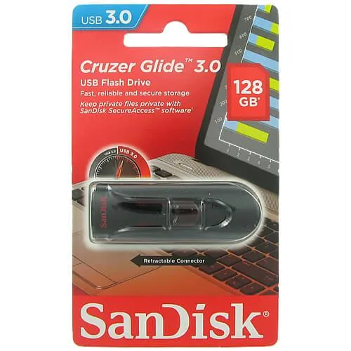 SanDisk SanDisk Cruzer Glide SDCZ600-128G-G35 128GB USB 3.0 USB flash drive — صورة المنتج