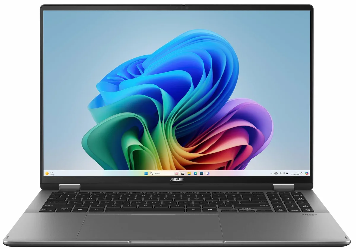 ASUS ASUS Vivobook 16 Flip TP3607AA-IS99T Core Ultra 9 386H 32GB 1TB OLED Touch laptop — produkto nuotrauka