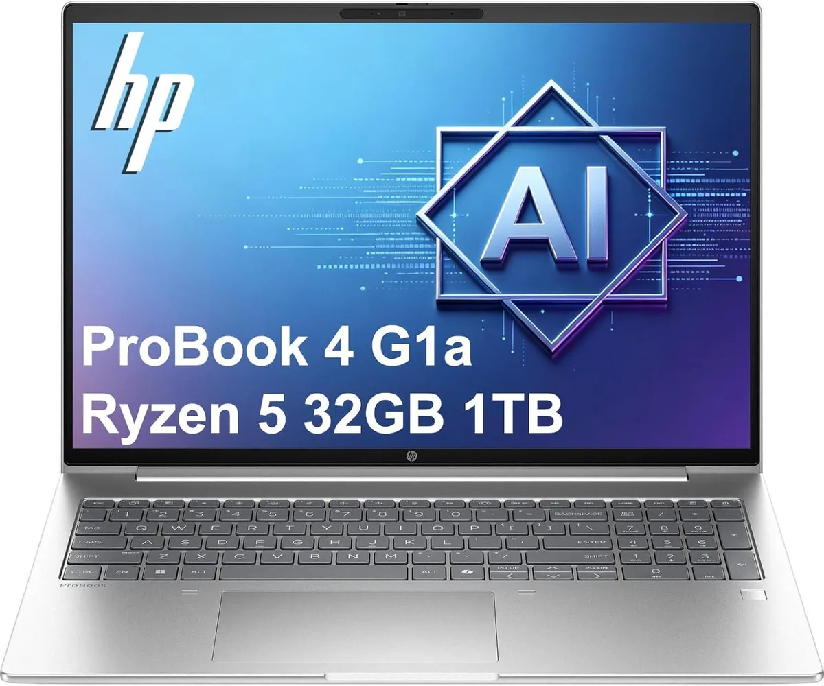HP HP ProBook 4 G1a business laptop AMD Ryzen 5 230 16" WUXGA 32GB DDR5 1TB NVMe Windows 11 Pro — תמונת המוצר