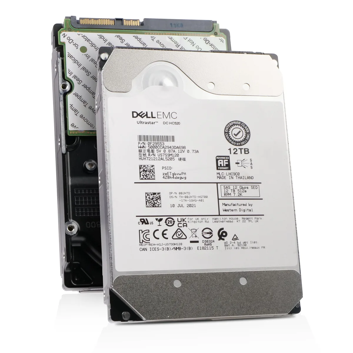 DELL DELL Ultrastar DC HC520 12TB 7200RPM SAS 3.5in laptop hard drive — 제품 사진