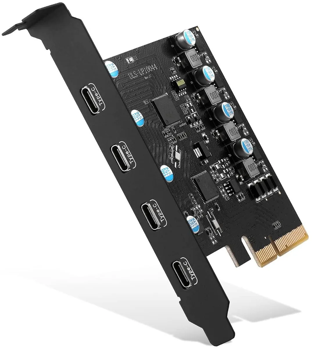 SURF CUZ SURF CUZ PCIe Gen3 x2 4-Port USB 3.1 Type C Expansion Card — produkto nuotrauka