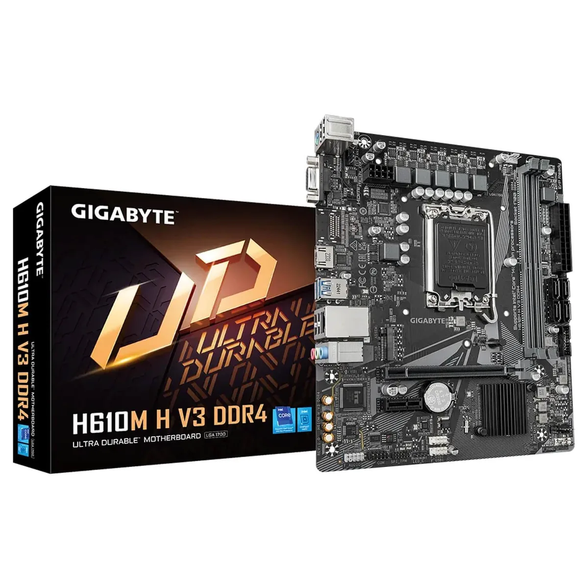 GIGABYTE GIGABYTE H610M H V3 DDR4 Micro ATX Intel motherboard — product photo