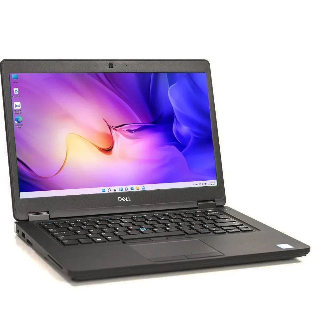 Black 14 inch Dell Latitude 5490 laptop closed matte finish