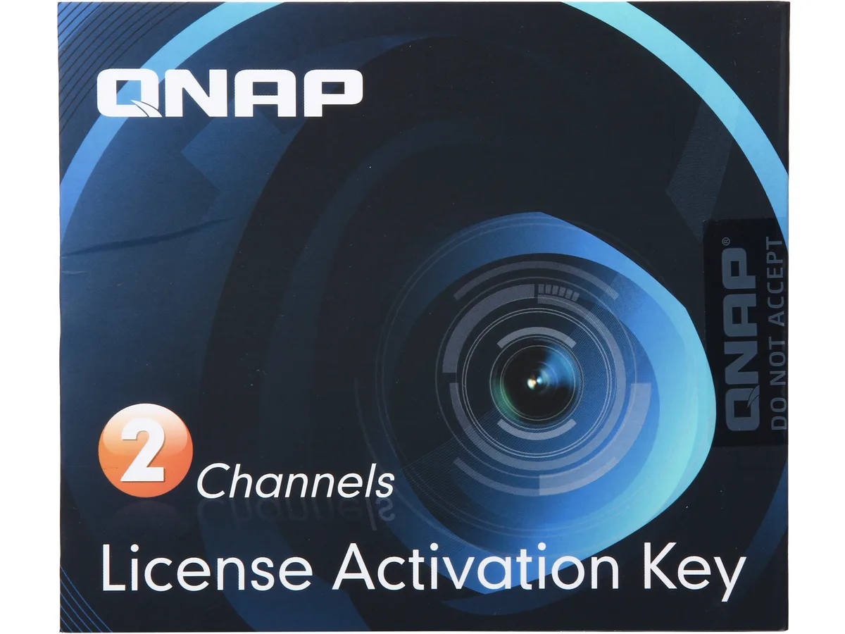 Qnap Qnap LIC-CAM-NAS-2CH 2 Camera License NAS — ภาพสินค้า