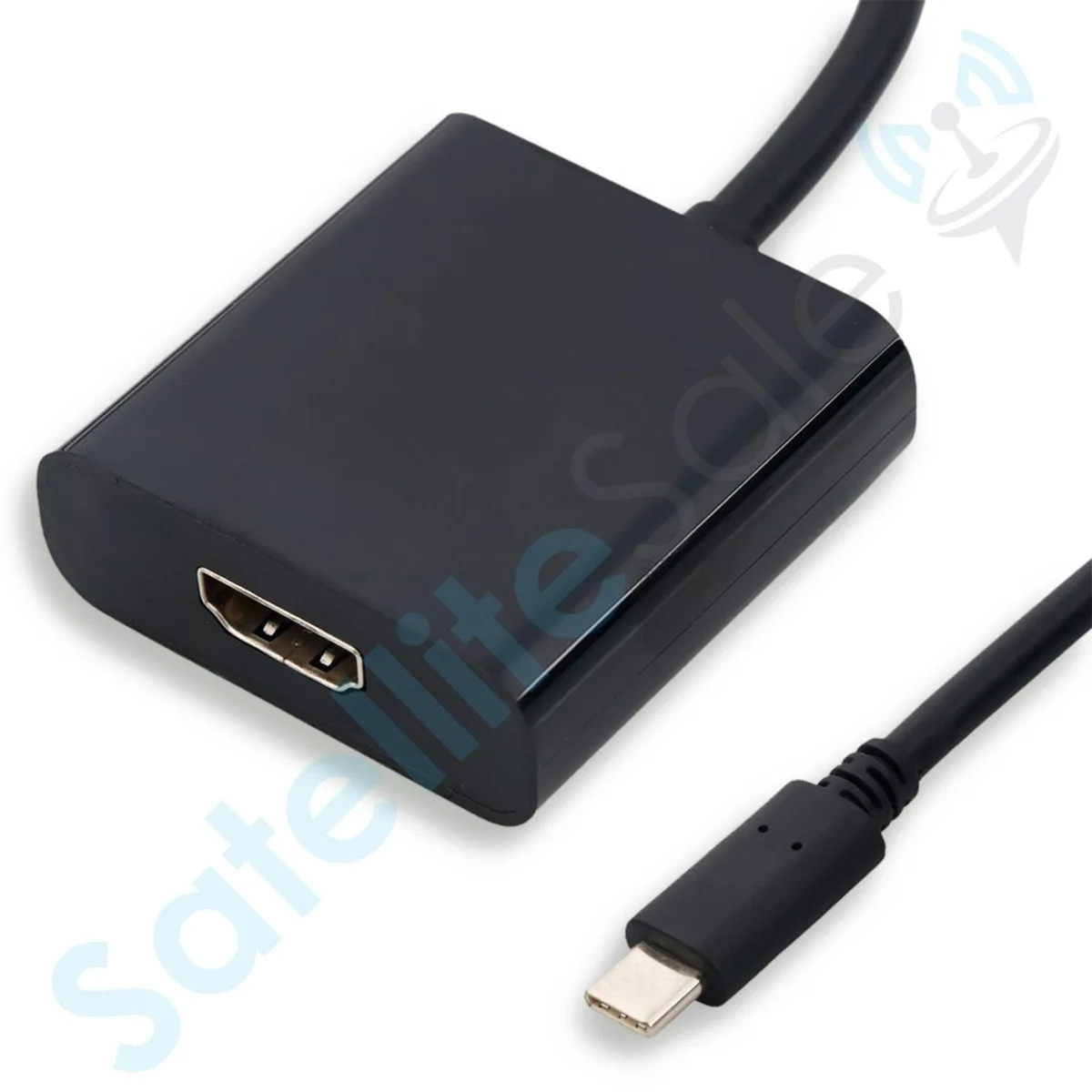 SatelliteSale SatelliteSale USB Type C to HDMI Adapter 4K/30Hz Black — foto del prodotto