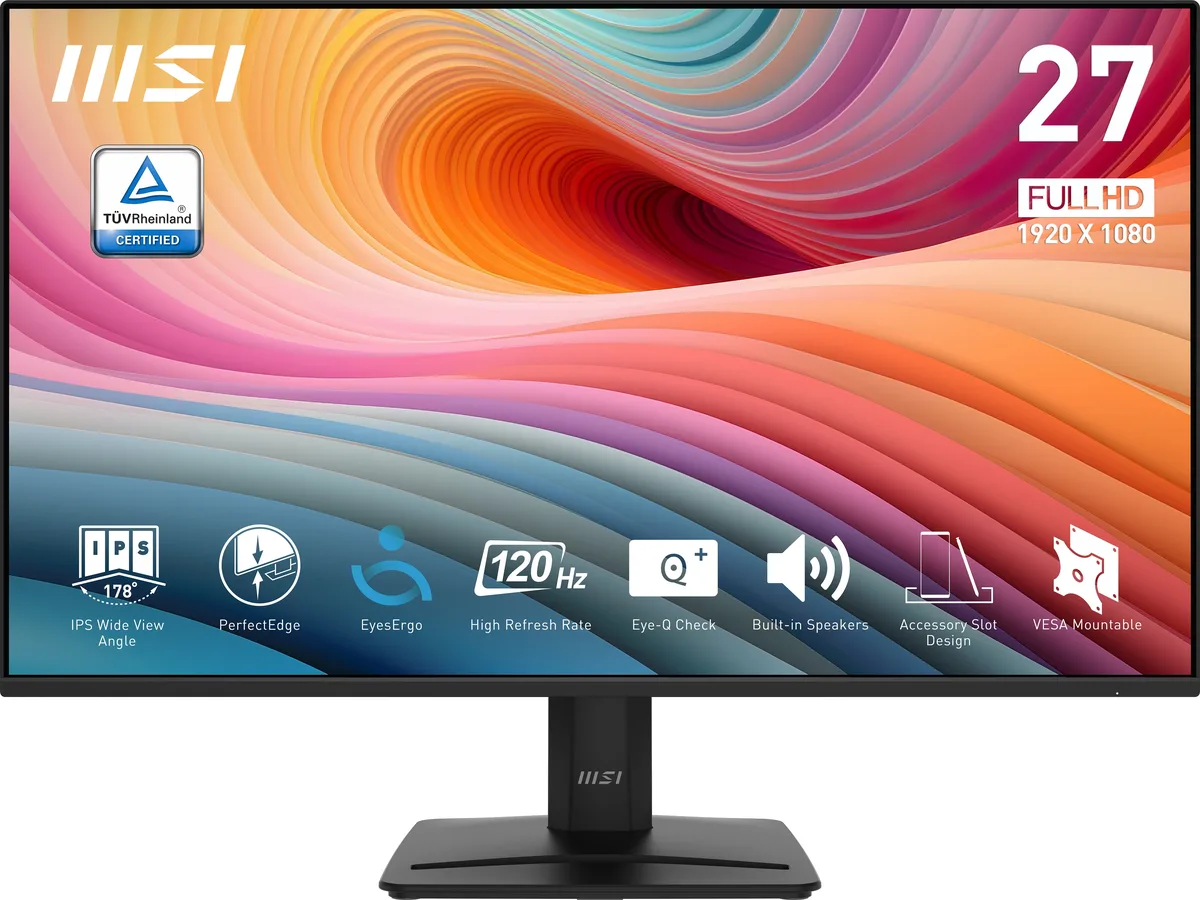 MSI MSI PRO MP275 E2 27" 120Hz IPS monitor — product photo