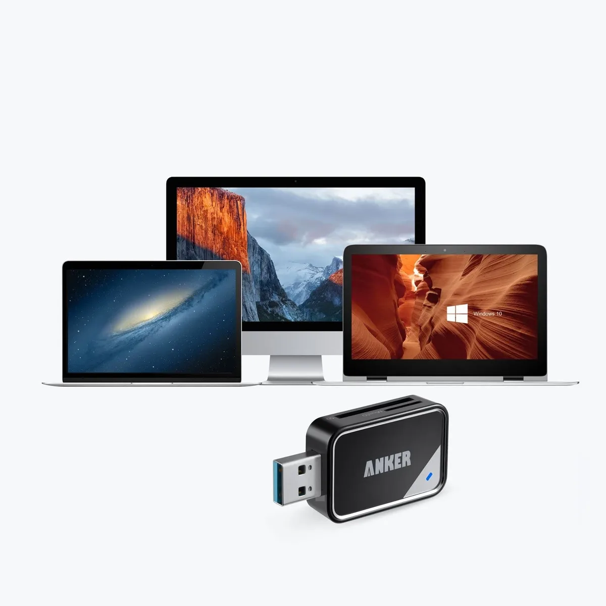Anker Anker USB 3.0 Card Reader 8-in-1 2-Slot — toote foto