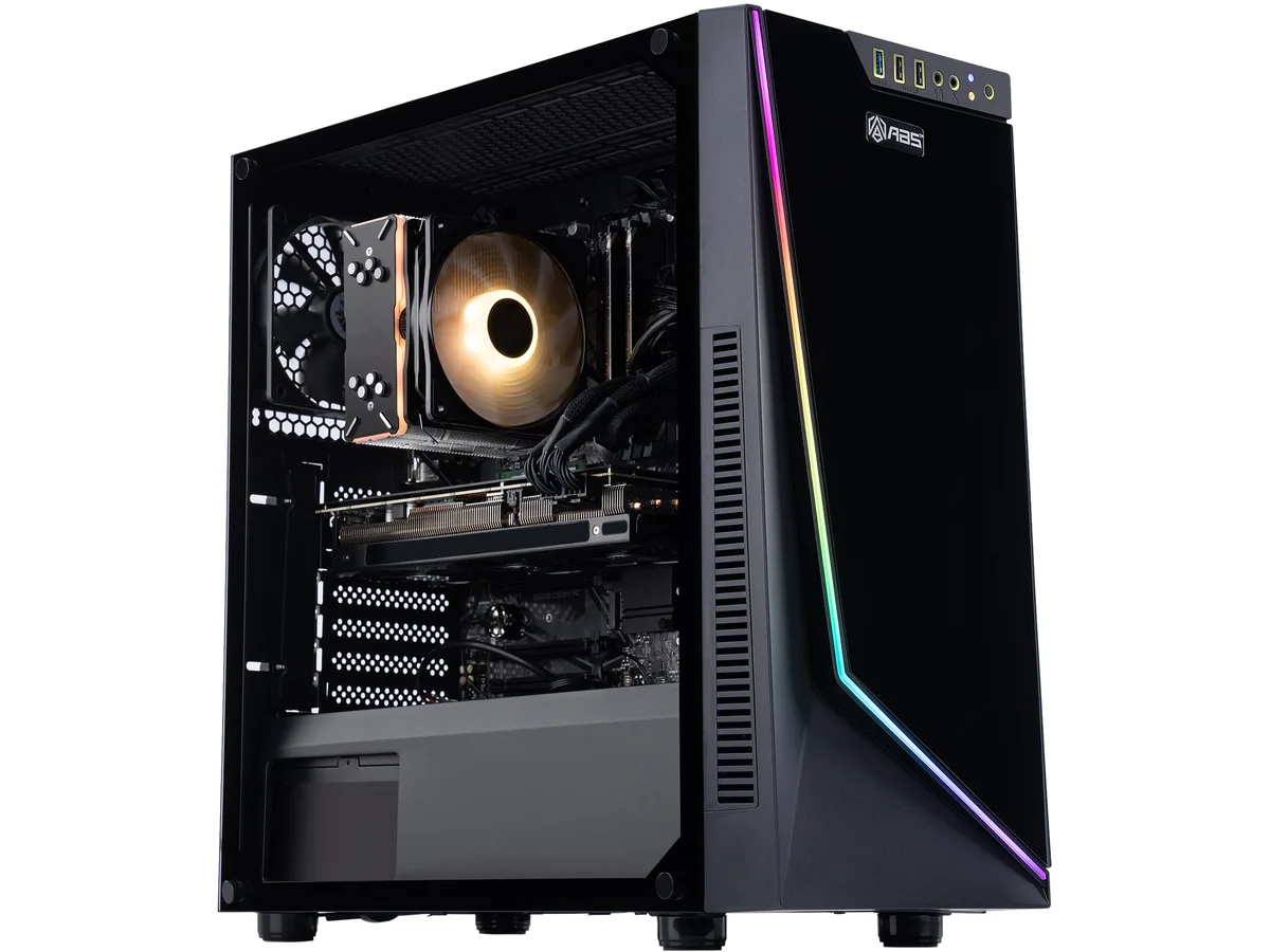 Refurbished mid-tower gaming desktop in Gamdias ARGUS M1 case with RGB CPU cooler