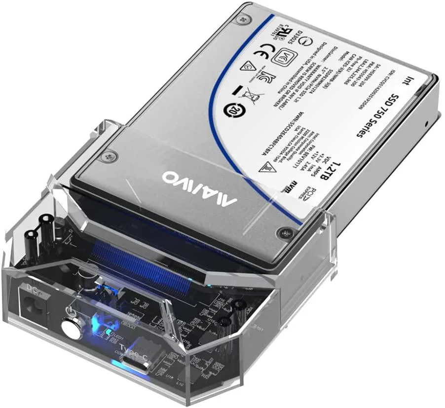 MAIWO MAIWO K108U U.2 NVMe Drive Enclosure USB 3.2 10Gbps 2.5 inch 12V3A 14TB — Produktfoto
