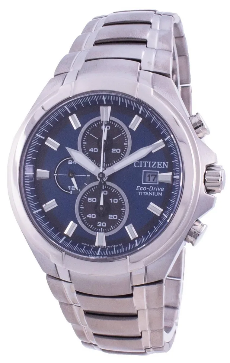 Citizen Citizen Super Titanium Chronograph Eco-Drive CA0700-86L 43mm Blue Dial watch — product photo