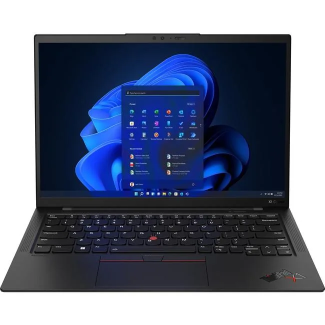 Black 14 inch touchscreen laptop with matte finish