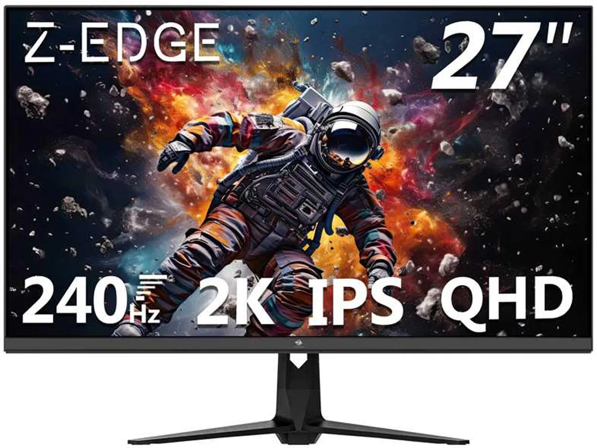 Z-EDGE Z-EDGE UG27QS 27" 2K QHD 240Hz 1ms IPS Gaming Monitor — Produktfoto