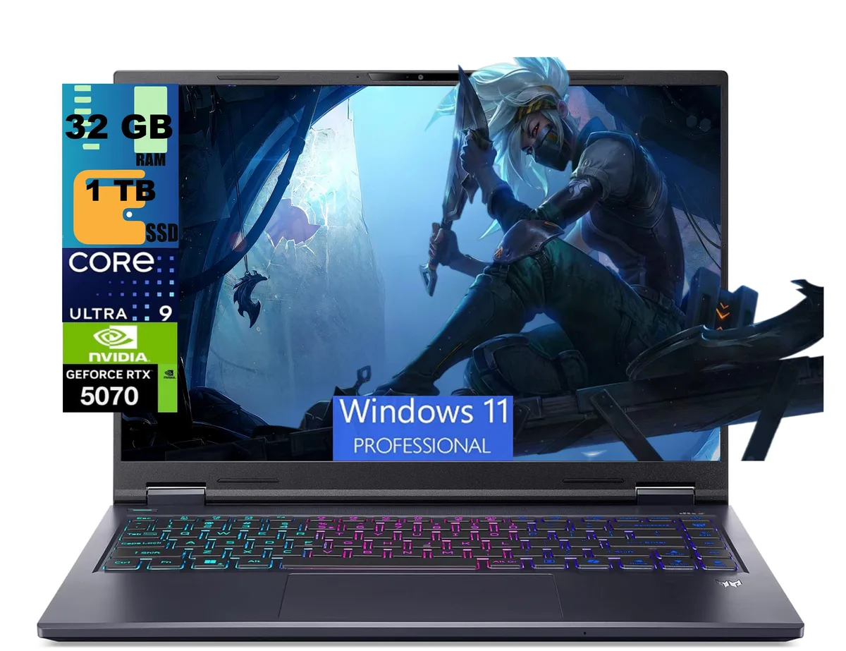 Black 14.5 inch matte gaming laptop with backlit keyboard, 0.82 inches thick, 4.19 pounds