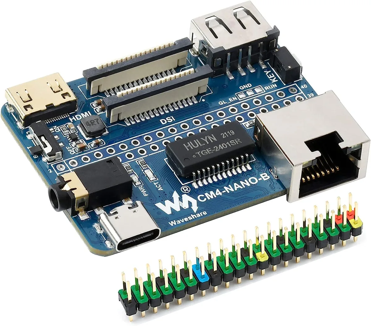 WaveShare WaveShare Nano Base Board (B) for CM4 Lite/eMMC, 56 x 41mm — produkto nuotrauka