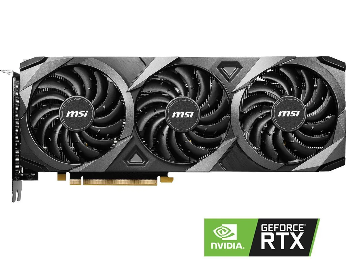 MSI MSI Ventus 3X GeForce RTX 3060 12GB GDDR6 graphics card — photo du produit