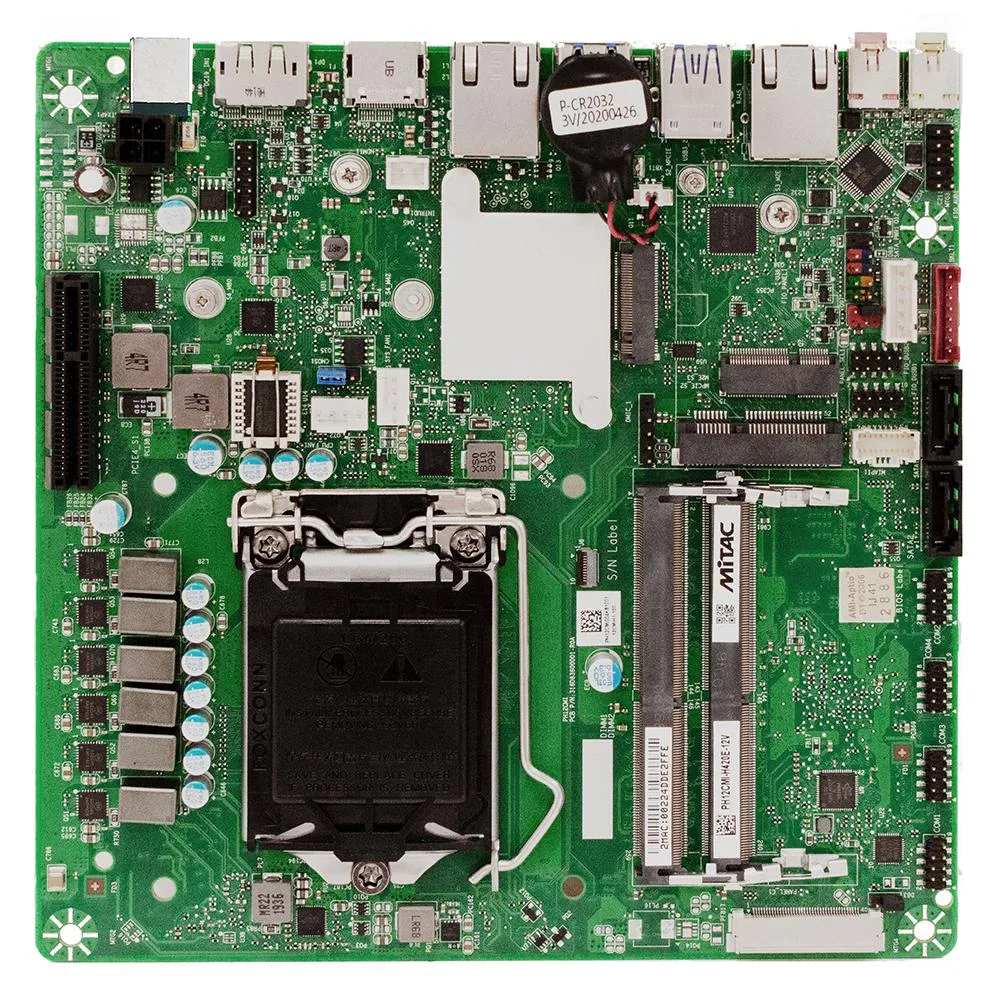 MiTAC MiTAC PH12CMI-Q470E-12V Intel motherboard LGA 1200 Thin Mini ITX Dual LAN — photo du produit