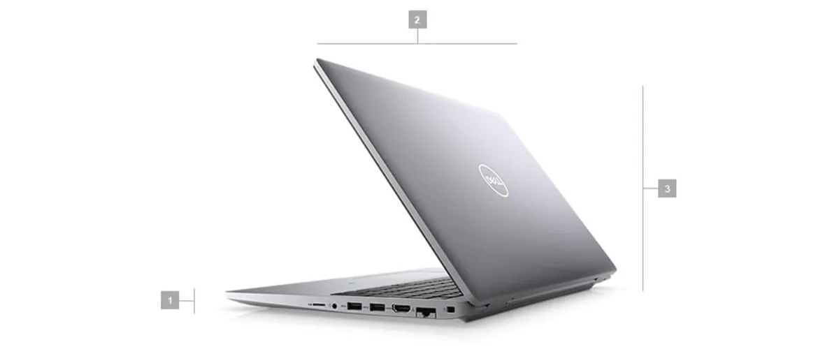 DELL Dell Latitude 5520 laptop Core i7-1165G7 16GB 256GB 15.6" HD — product photo