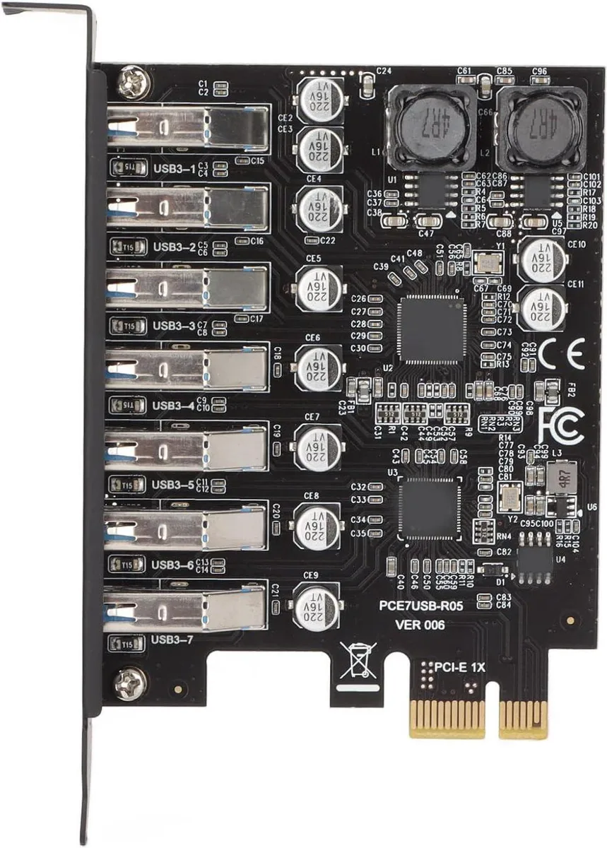 Vszerda Vszerda PCIe USB 3.0 7-Port Expansion Card — product photo