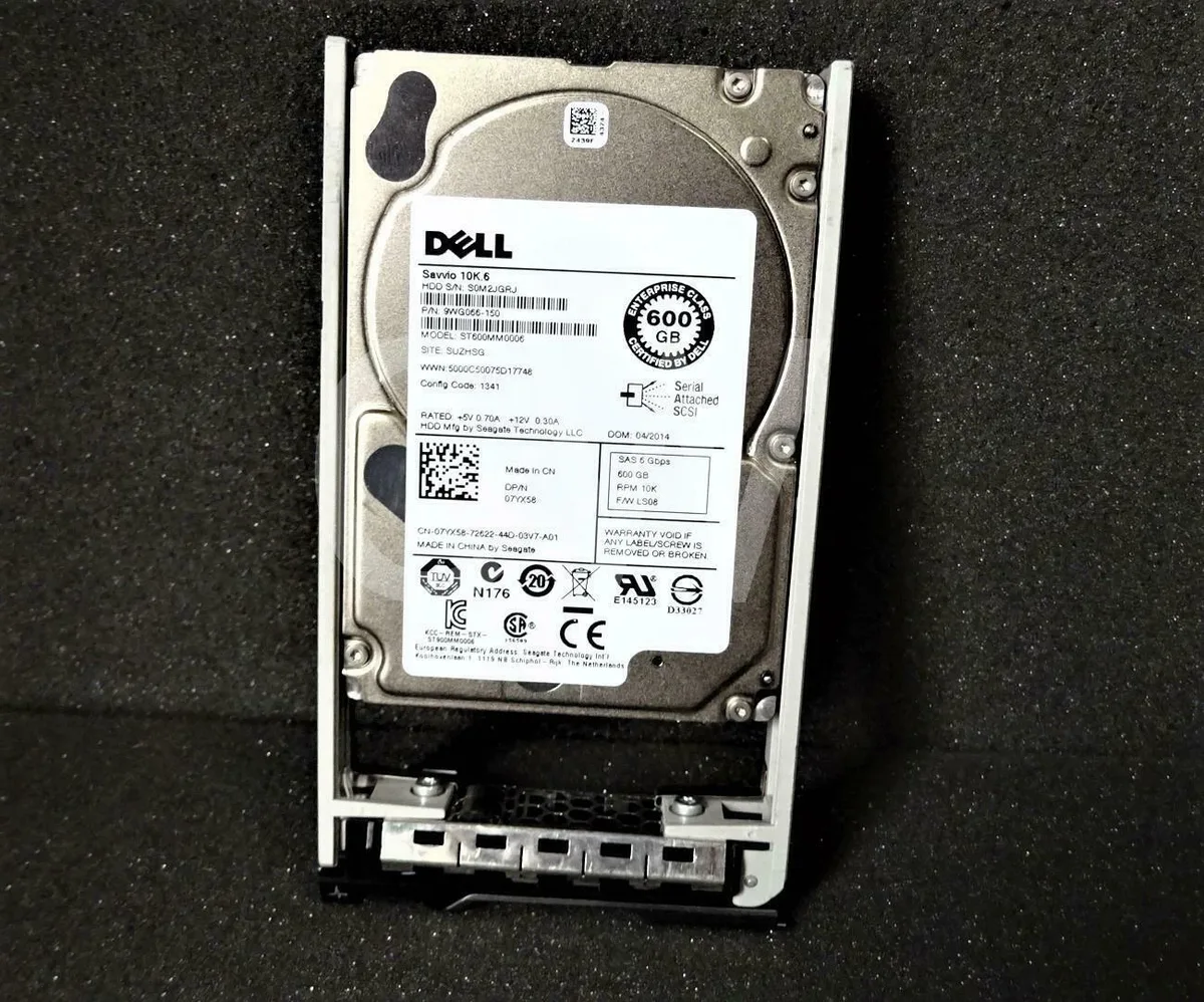 DELL DELL 7YX58 600GB 10000RPM SAS 2.5" 64MB Cache with Tray — 제품 사진