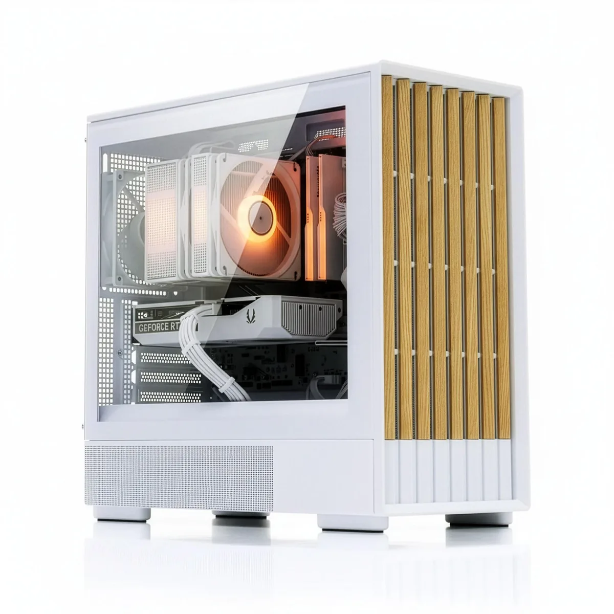 Zalman Zalman P10 NAMU mATX Mini Tower PC Case White — photo du produit