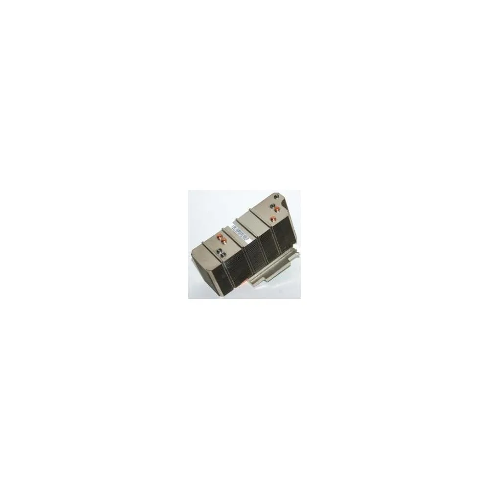 Silver aluminium heatsink with copper core and black mounting bracket