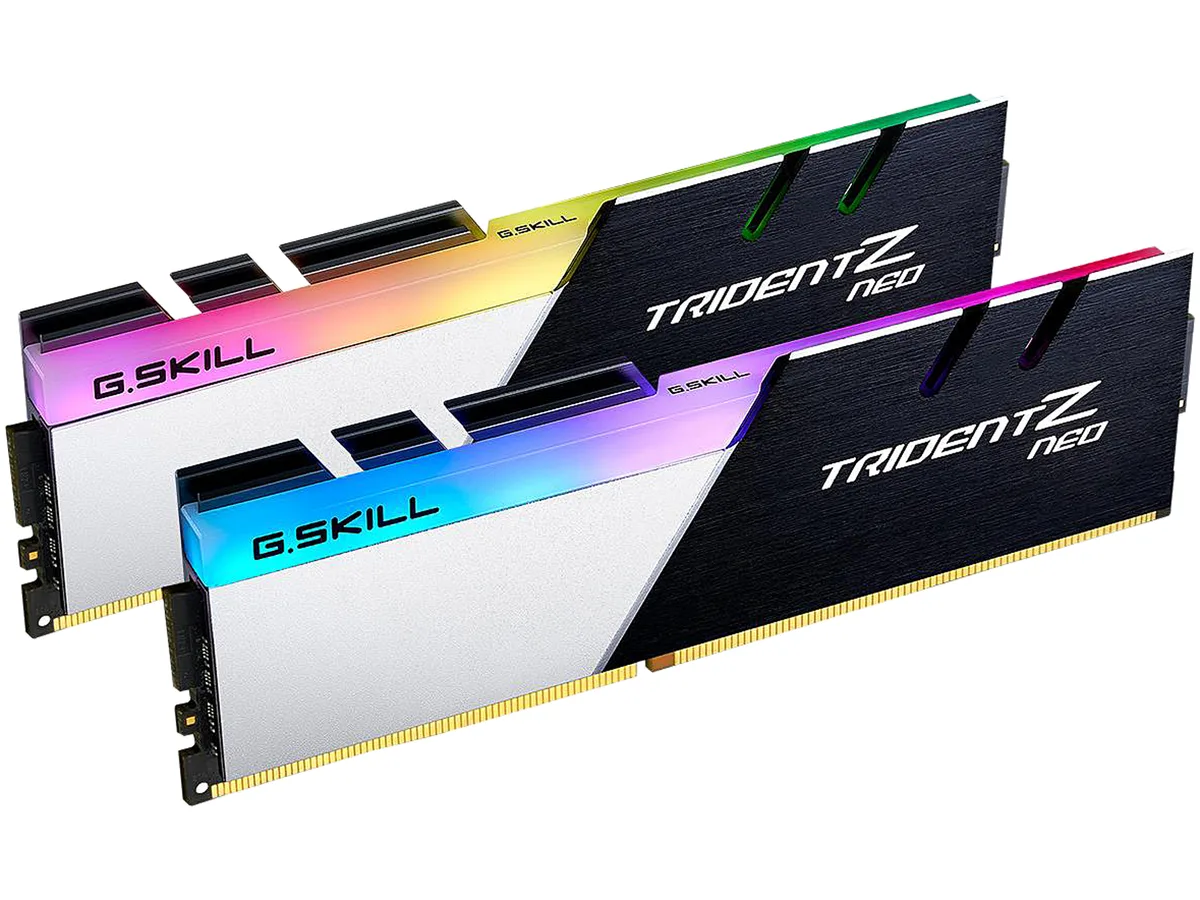 G.SKILL G.SKILL Trident Z Neo F4-3600C18D-32GTZN 32GB DDR4 3600 CL18 desktop RAM — product photo