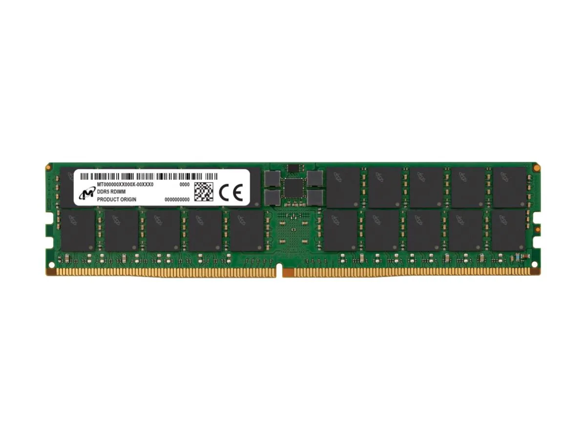 Micron Technology, Inc. Micron Technology, Inc. MTC40F204WS1RC64BC1R DDR5 RDIMM 96GB 2Rx4 6400 CL52 server RAM — 商品照片