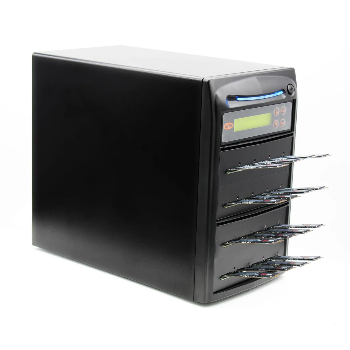 Systor Systor 1 to 15 SATA &amp; NVMe Duplicator 24GB/min SYSNVME-NX415 — product photo
