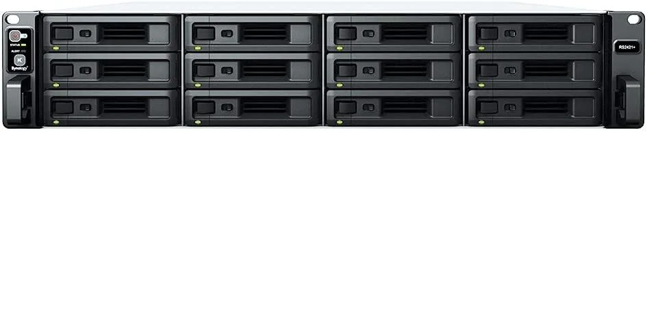 Synology Inc. Synology RS2421RP+ 12-bay 2U rackmount NAS AMD Ryzen V1500B 4 GB DDR4 — φωτογραφία προϊόντος