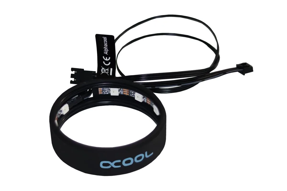 Alphacool Alphacool Aurora Digital RGB LED Ring 60mm 11 LEDs 19mm thick — foto produk