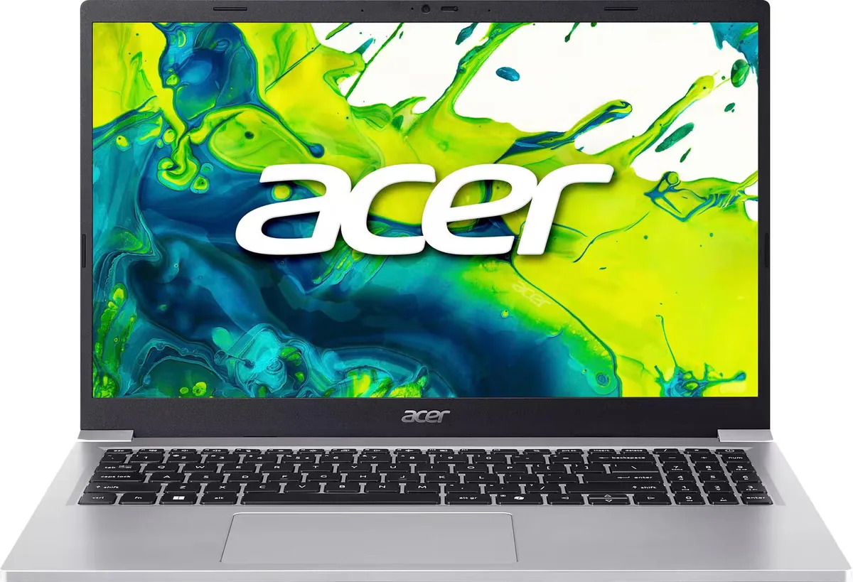 Silver 15.6 inch notebook, thin IPS display, no touchscreen