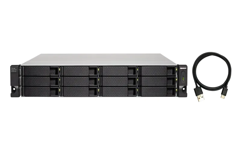 Qnap Qnap TL-R1200C-RP-US 12-bay 2U rackmount NAS — Produktfoto