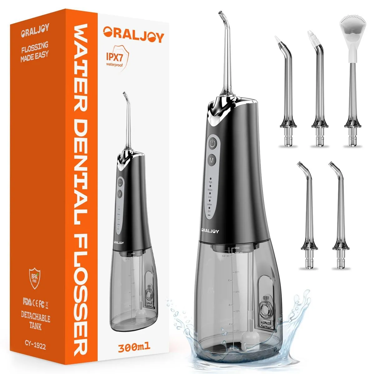  Maohaha CY-1922 Oral Care 300ml 1800 pulses Black — product photo