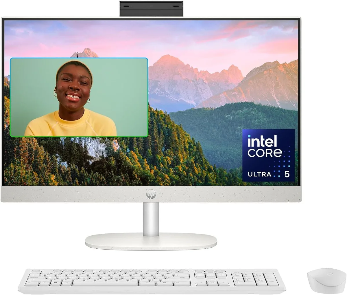 HP HP 24-cr1070 All-in-One PC, Intel Core Ultra 5 125U, 8 GB RAM, 512 GB SSD — ภาพสินค้า