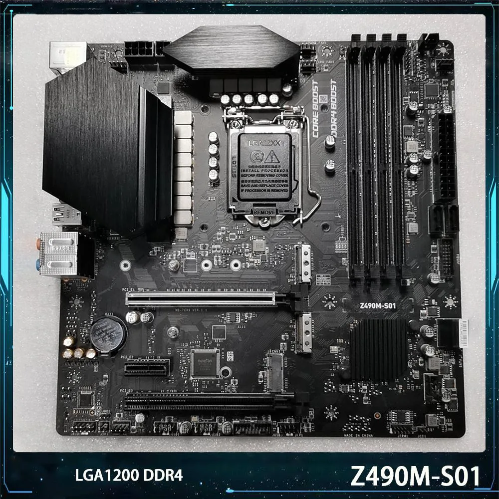 MSI MSI Z490M-S01 Intel motherboard LGA1200 DDR4 128GB Micro ATX — product photo