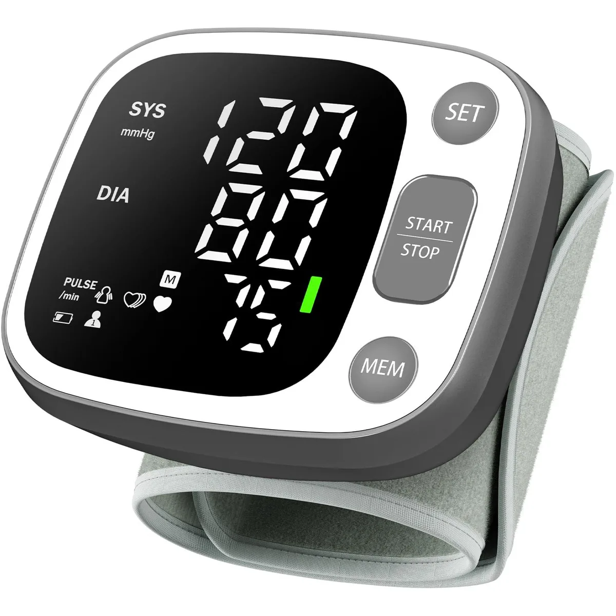 Oklar W1101L Wrist Blood Pressure Monitor Grey — product photo