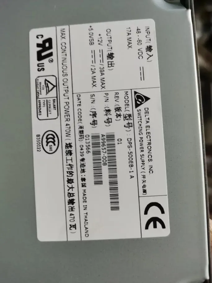 KHACHIMO KHACHIMO X343 Server Power Module DPS-500EB-1 A A99657-008 29982-001 power supply — tuotekuva