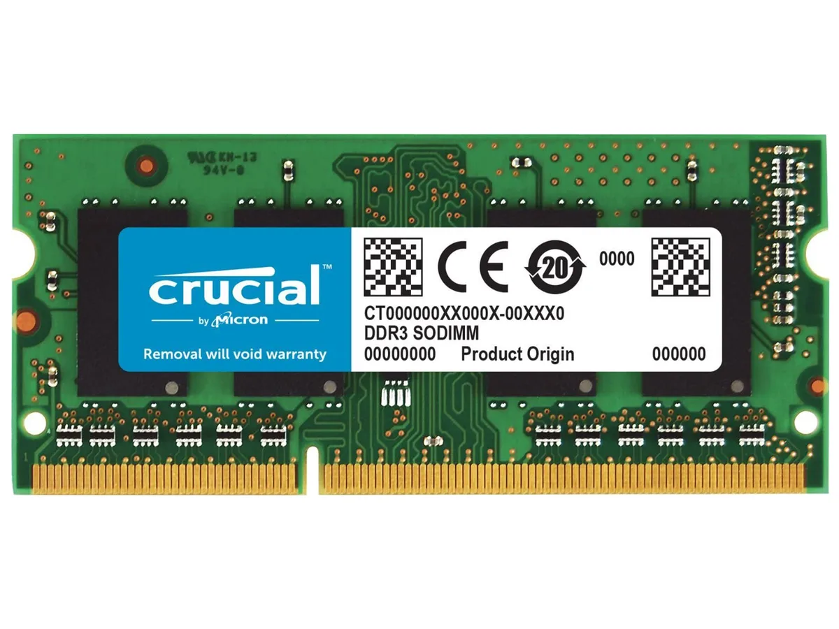 Crucial Crucial CT102464BF160B 8GB DDR3L 1600 laptop RAM — ürün fotoğrafı