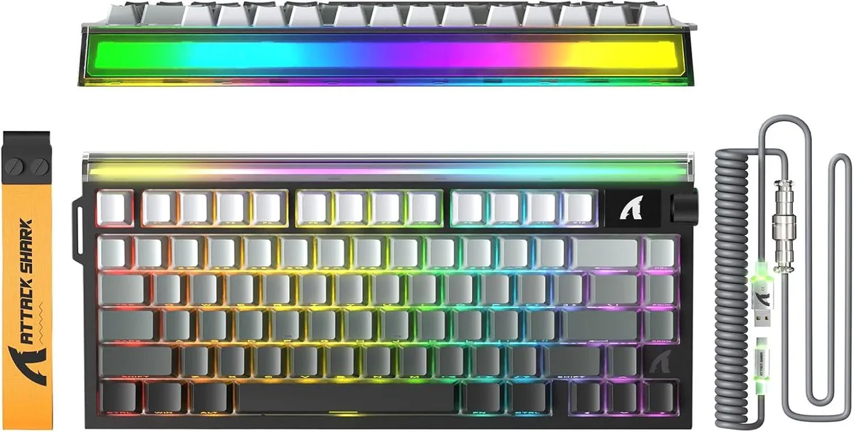 usbroway usbroway R85 HE 75% Magnetic Gaming Keyboard 8000Hz 0.005mm RT Black Gradient — Produktfoto