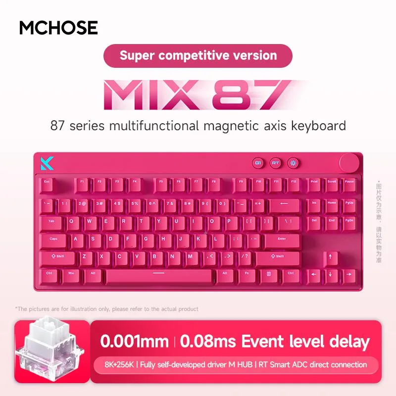 MCHOSE MCHOSE Mix 87 Rapid Trigger Gaming Keyboard — produktbild
